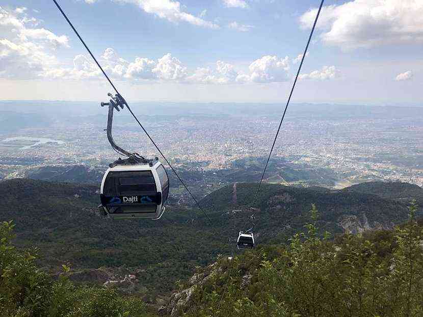National Park on the top of Mount Dajti