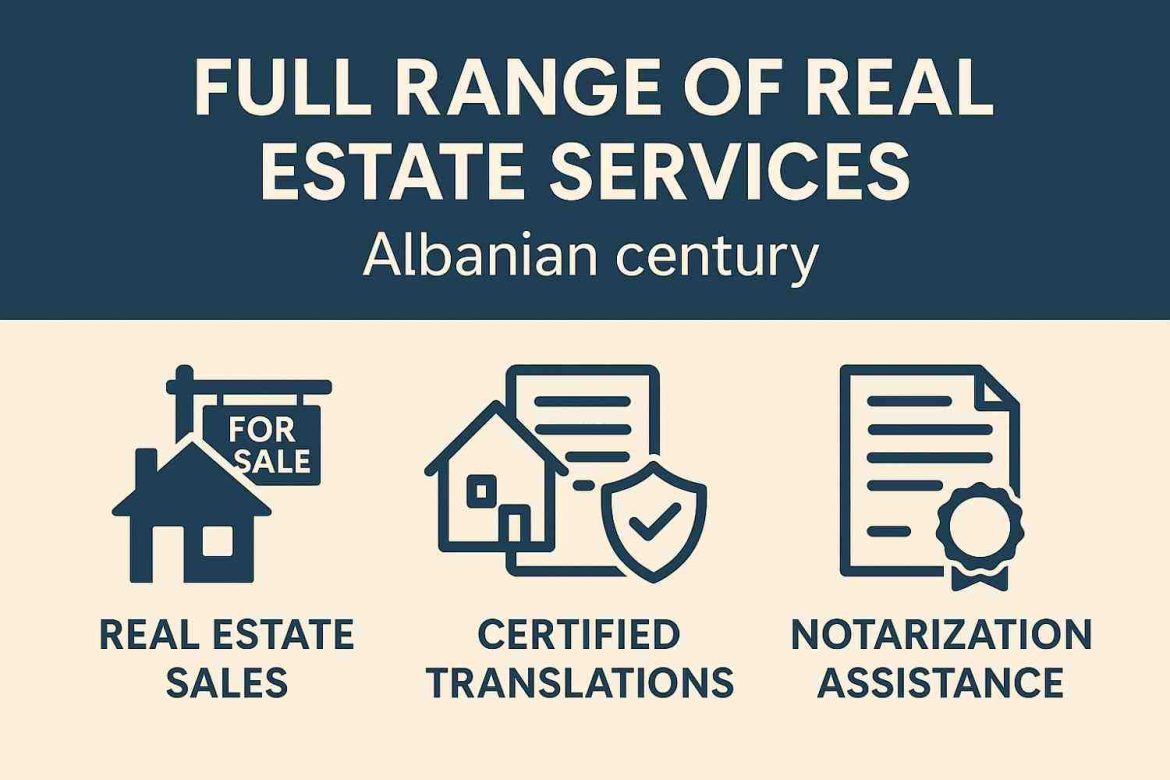 Albanian real estate agency "Albanian century"